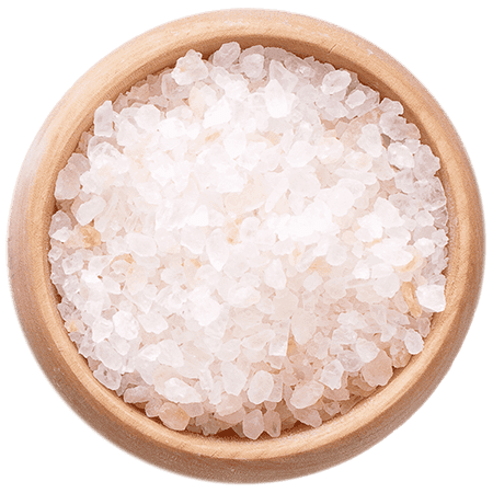 Picture of a bowl of big chunks of salt