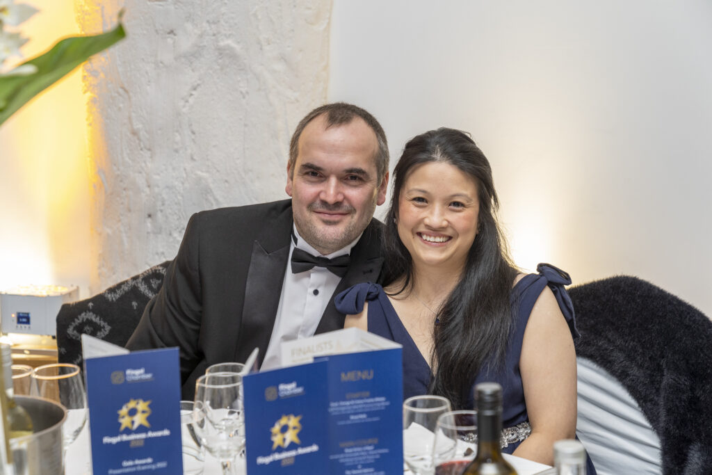 ST Fingal Chamber Business Awards at the dinner table