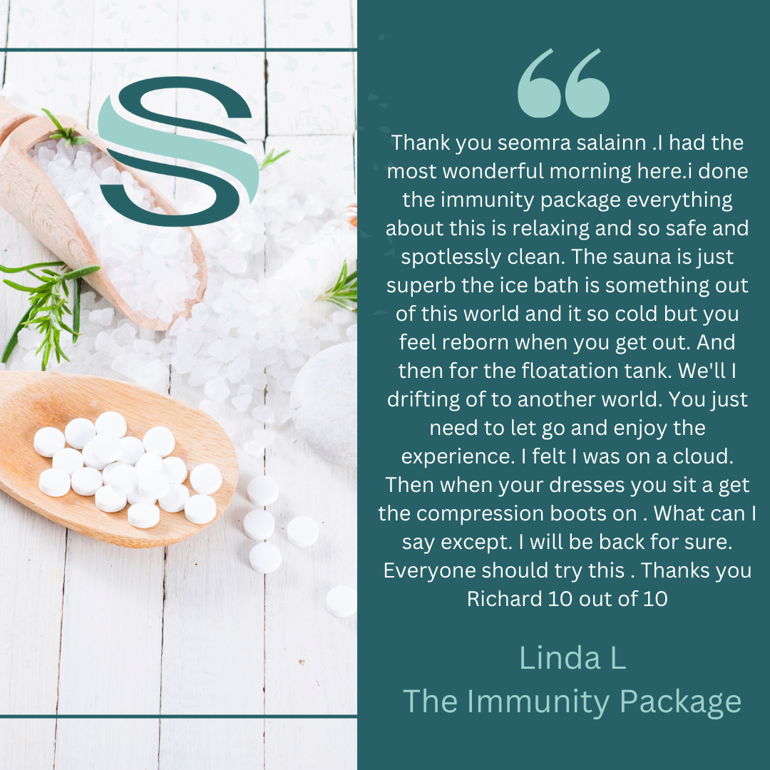 Linda L Immunity Package testimonial Seomra Salainn